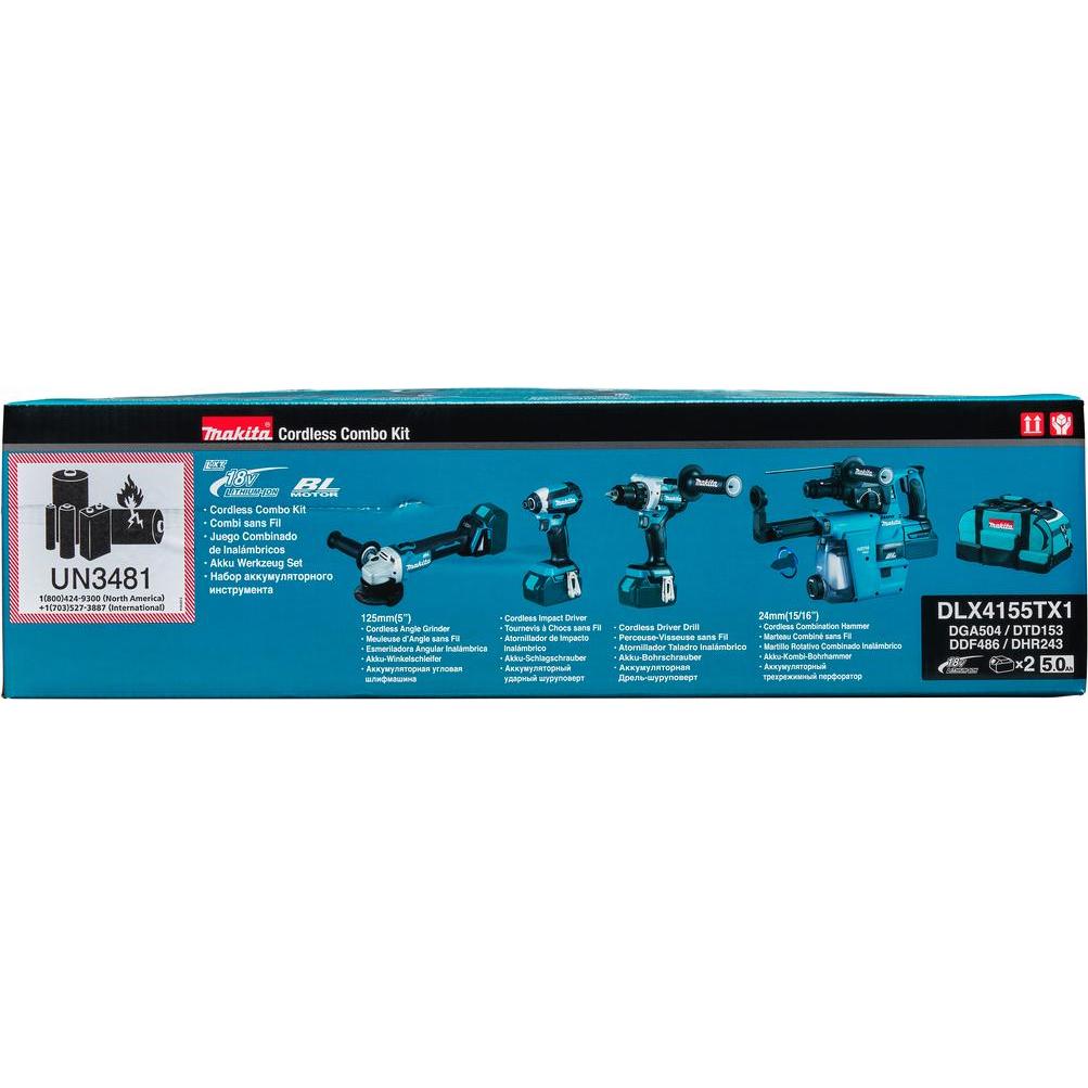 Thumbnail - Makita, Elektrowerkzeug Set, DLX4155TX1