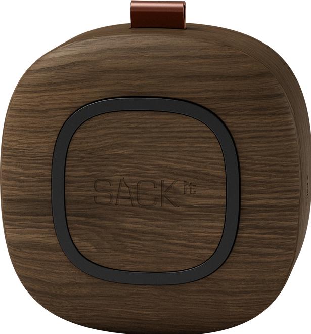 Produktbild SackIT Go Wood - Bluetooth Speaker - Smoked Oak (8 h, Netzbetrieb)