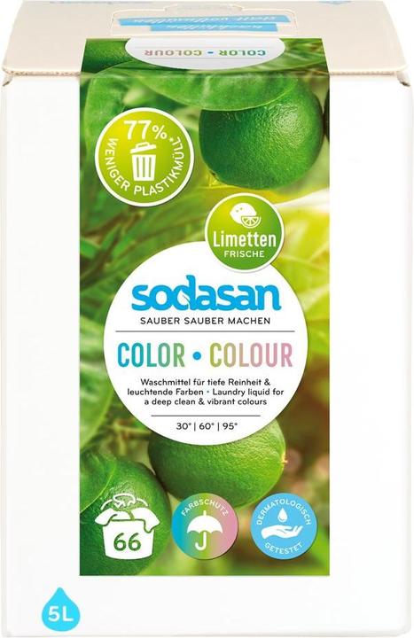 Produktbild Sodasan Color Waschmittel Limette Limette (Flüssigwaschmittel)