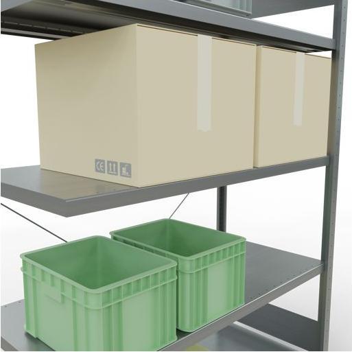 Image du produit Schulte Lagertechnik Système de baie sans boulon MULTIplus250 avec traverse.