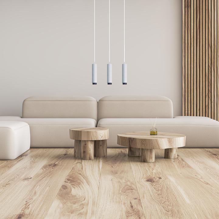 Produktbild Luxula LED-Pendelleuchte, weiss/schwarz, 3-flammig (GU10)