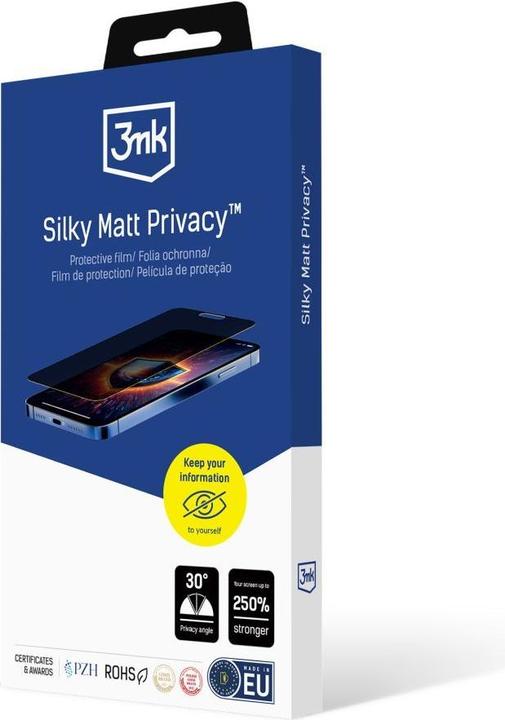 Immagine prodotto 3MK Pellicola Privacy Silky Matt Privacy per Xiaomi Redmi Note 12 Pro (Xiaomi Redmi Note 12 Pro)