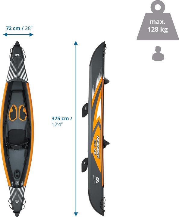Produktbild Aqua Marina TOMAHAWK AIR-K 375 1-Person Kajak