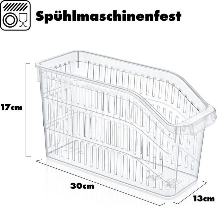 Produktbild Hermex Kühlschrank-Box Set Kühlschrankorganizer Set Aufbewahrungsbehälter Set (20 x 30 x 13 cm)
