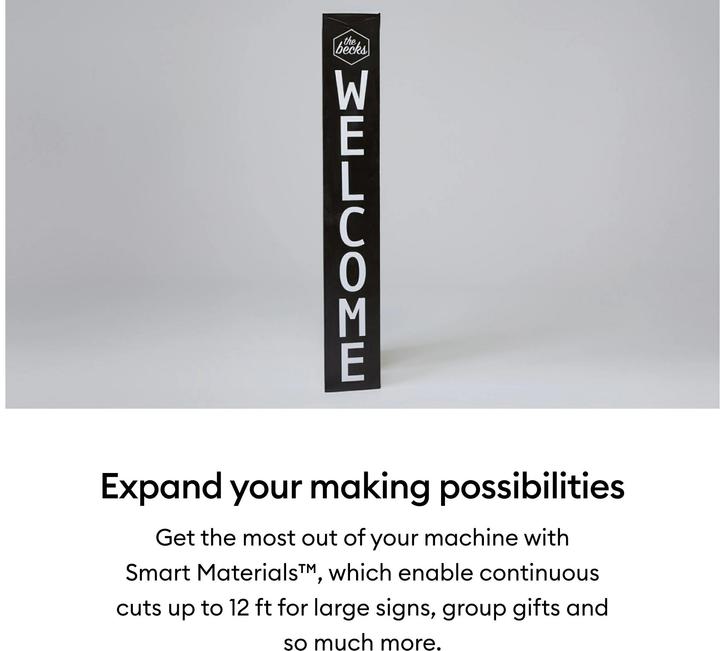 Actual product image Cricut Smart Vinyl Permanent Joy Xtra 24,1x91,5cm 1 sheet White (P)