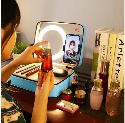 Actual product image Puluz Cosmetic box with ring light 21 (Ring light)