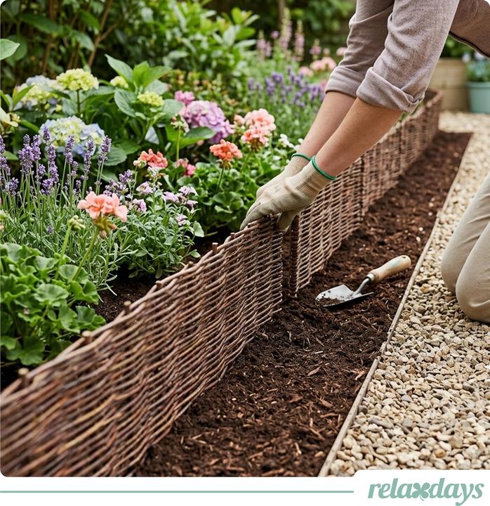 Produktbild Relaxdays Beeteinfassung (100 cm)