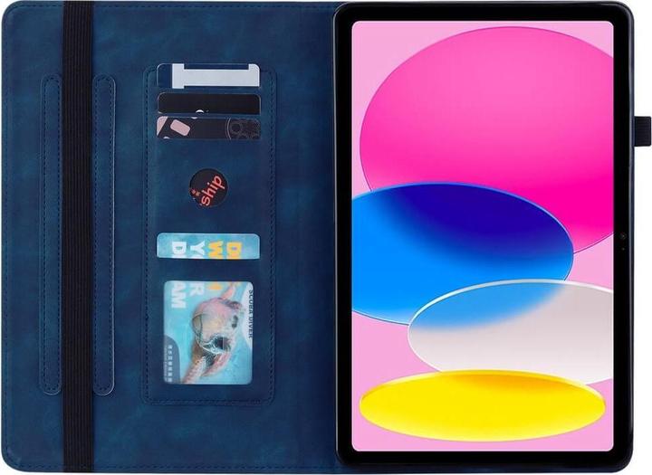 Produktbild Cover-Discount iPad 2022 (10.Gen) - Schutzhüllle mit Zipper Tasche blau (iPad 2022 (10. Gen))