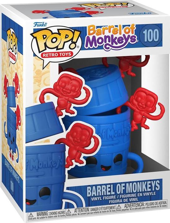 Actual product image Funko Pop! Retro Gaming Merchandise : Barrel of Monkeys (100)