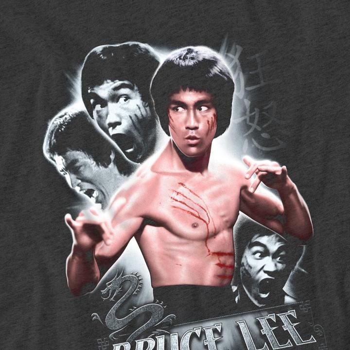Produktbild Bruce Lee Inner Fury TShirt meliert (L)