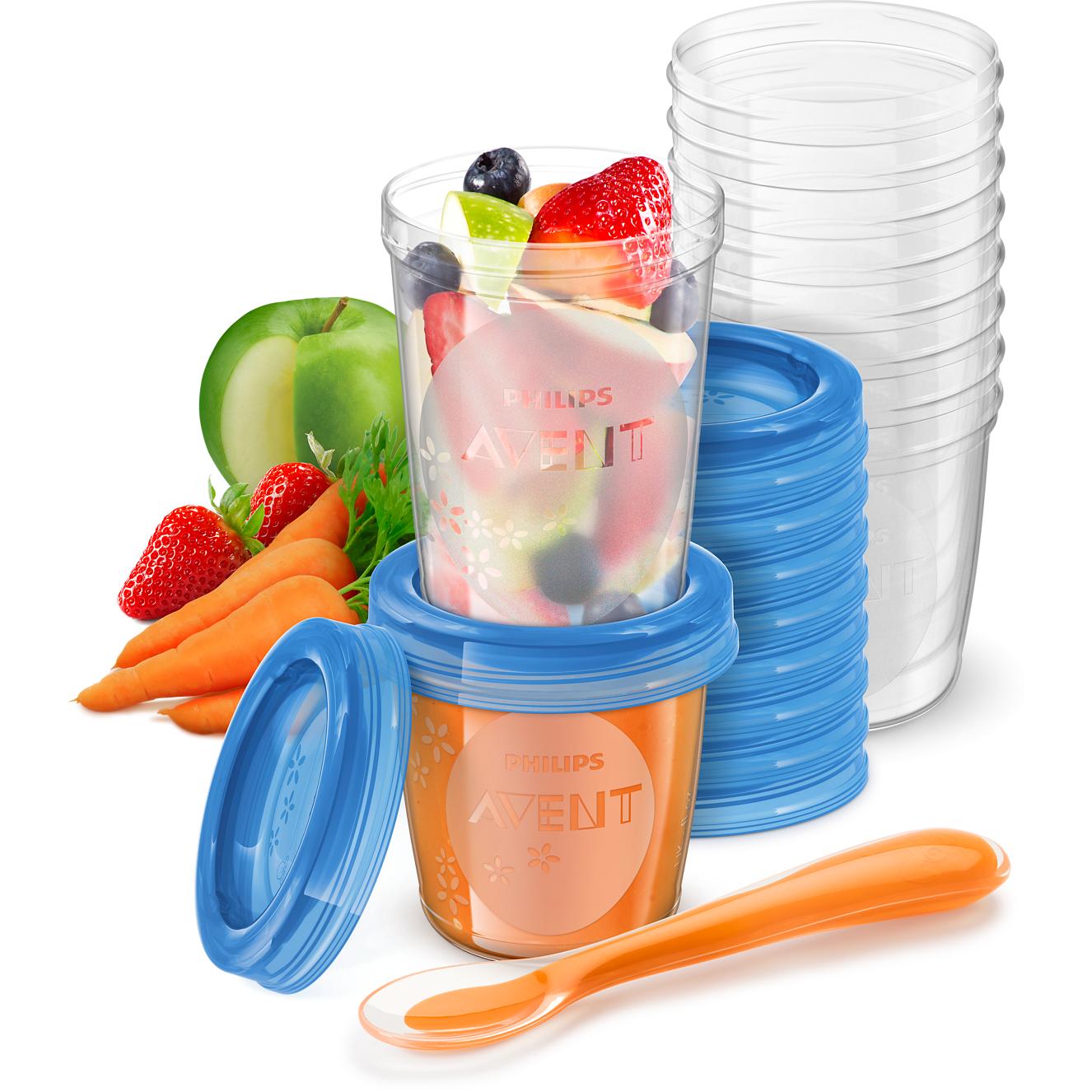 Philips Avent Aufbewahrungssystem für Babynahrung (SCF721/20)