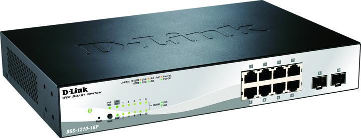 Produktbild D-Link Dgs-1210-10p (8 Ports)