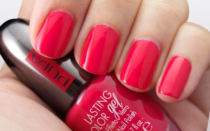 Actual product image Pupa Milano Lasting Colour Gel cranberry (087 Cranberry, Gel-Effect Nail Polish)