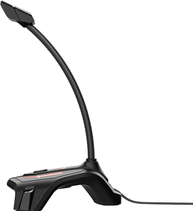 Actual product image Trust GXT 215 Zabi LED Illuminated USB Gaming Microphone
