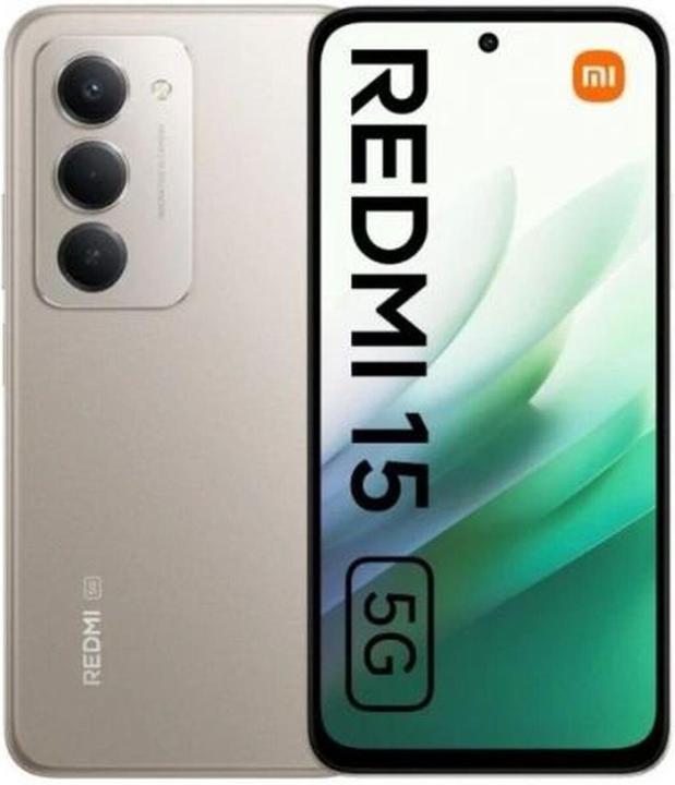 Actual product image Xiaomi Redmi 15 5G 8+256GB Titan Gray (256 GB, Titan Gray, 6.90", Hybrid Dual SIM, 5G)