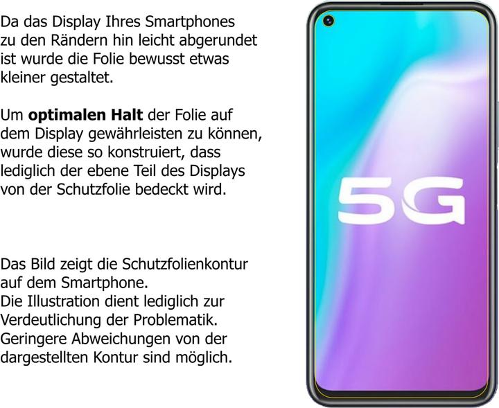 Actual product image Dipos Screen Protector 4-Way Privacy (1 pcs., Vivo Z5x)
