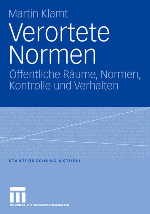 Produktbild Verortete Normen (Deutsch, Martin Klamt, 2007)