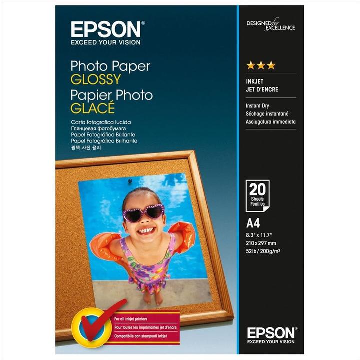 Productafbeelding Epson Fotopapier, glanzend, 20 vel (200 g/m², A4, 20 x)