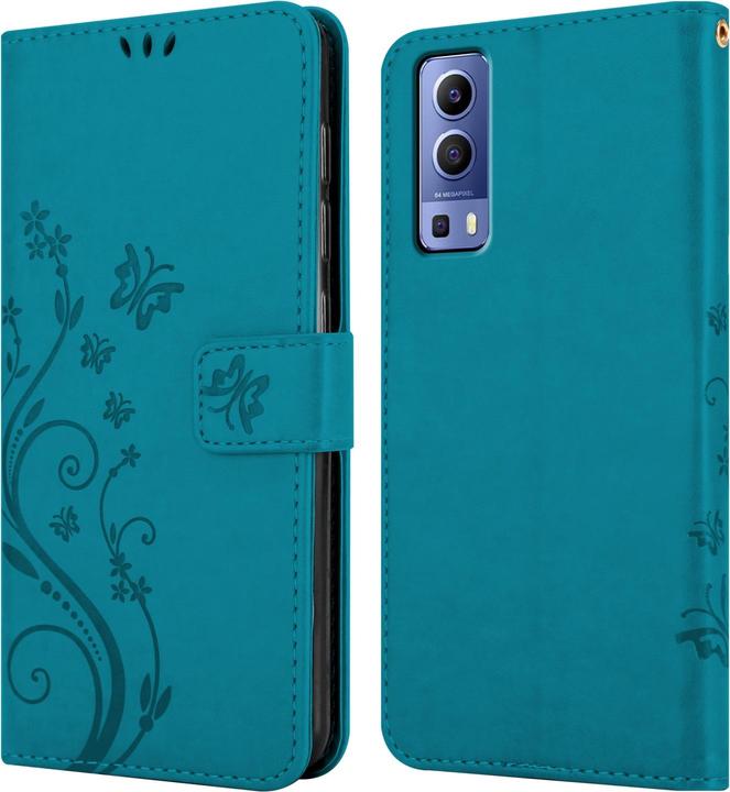 Produktbild Cadorabo Flower Book Hülle (Vivo Y52s 5G, Vivo Y72 5G)
