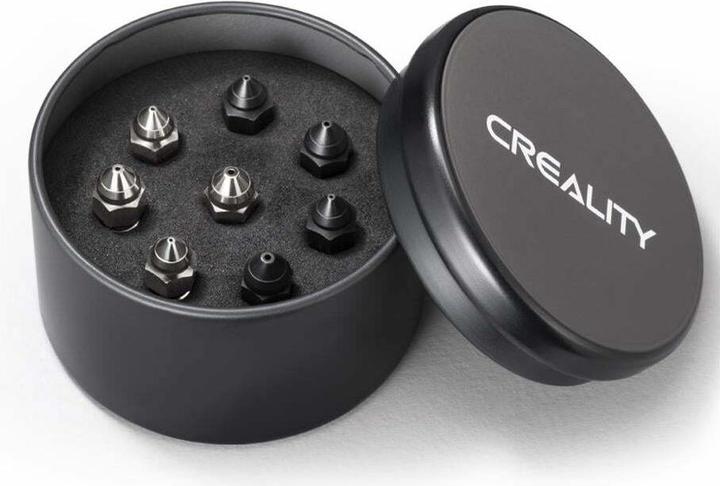 Actual product image Creality Nozzle Replacement nozzles for K1/K1 Max/CR-M4 8 pieces (Blast pipe)