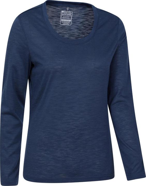 Actual product image Mountain Warehouse Womens/Ladies Agra Slub Long-Sleeved Top (40)