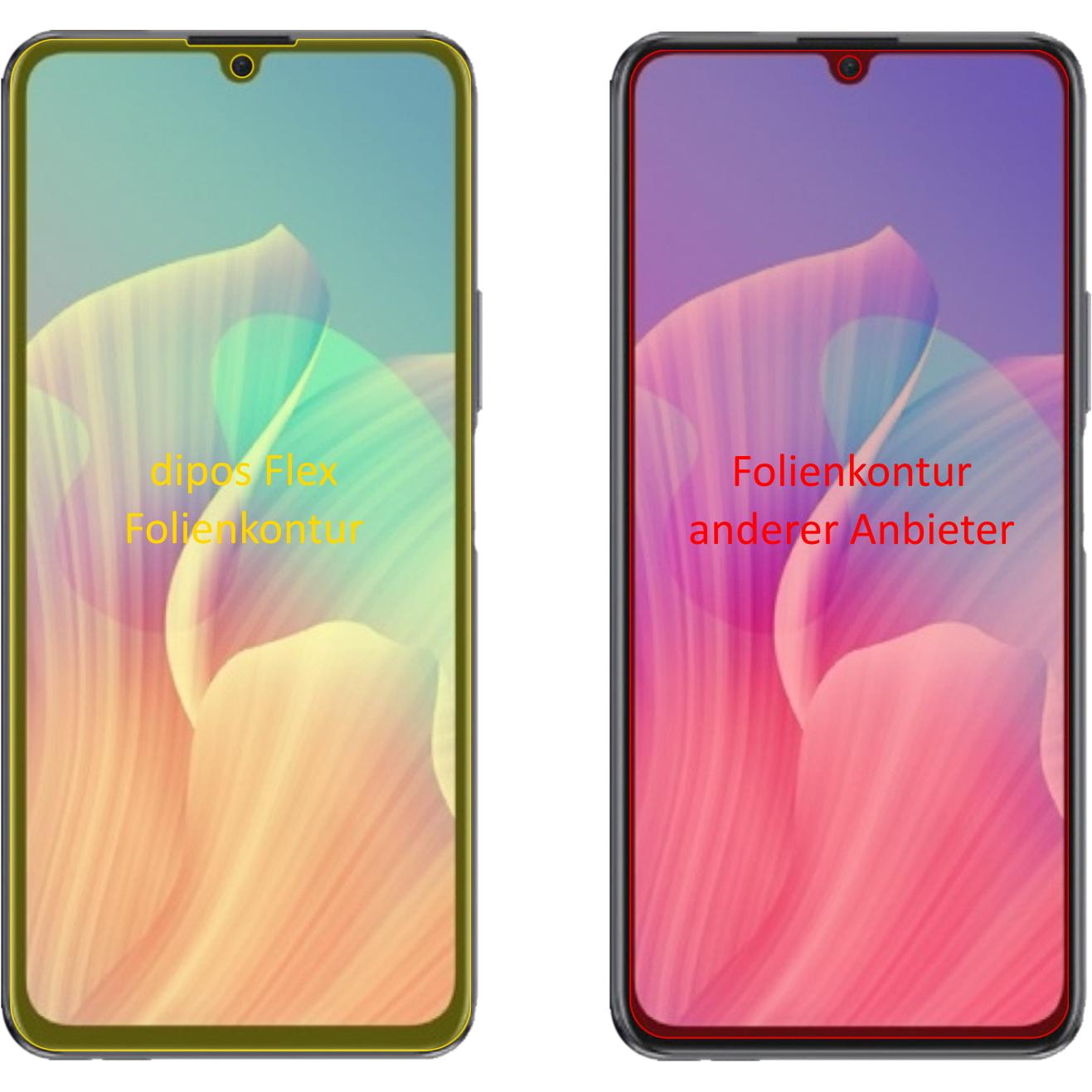 Thumbnail - Dipos Displayschutzfolie Full-Cover 3D (3 Stück, Huawei Enjoy Z 5G), Smartphone Schutzfolie, Transparent