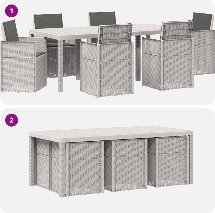 Image du produit vidaXL Modernes Esszimmer-Set (200 x 100 x 73 cm)