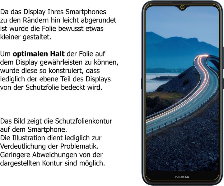 Produktbild Dipos Displayschutz Anti-Shock (2 Stück, Nokia C5 Endi)