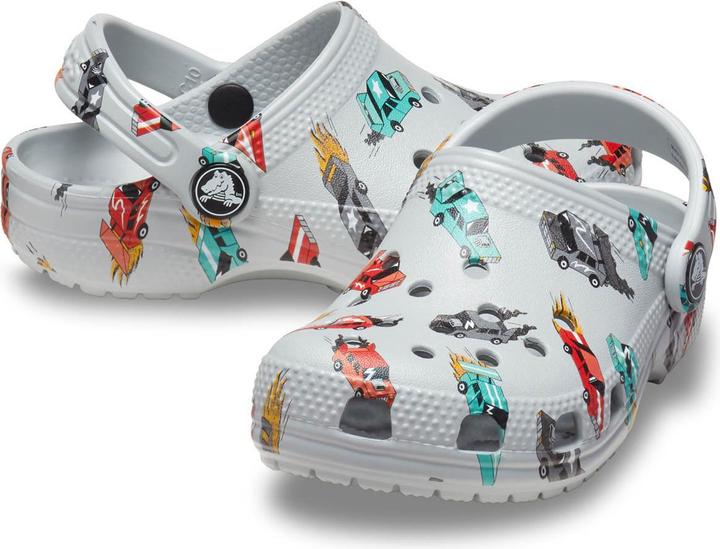 Actual product image Crocs T's ClassicRaceCarsGraphicClog (24)