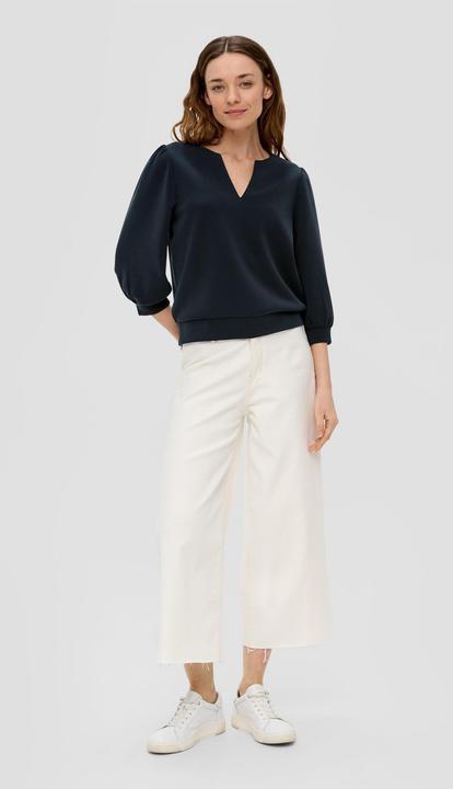 Produktbild s.Oliver Sweatshirt Langarmshirt mit Tunika-Ausschnitt (32)