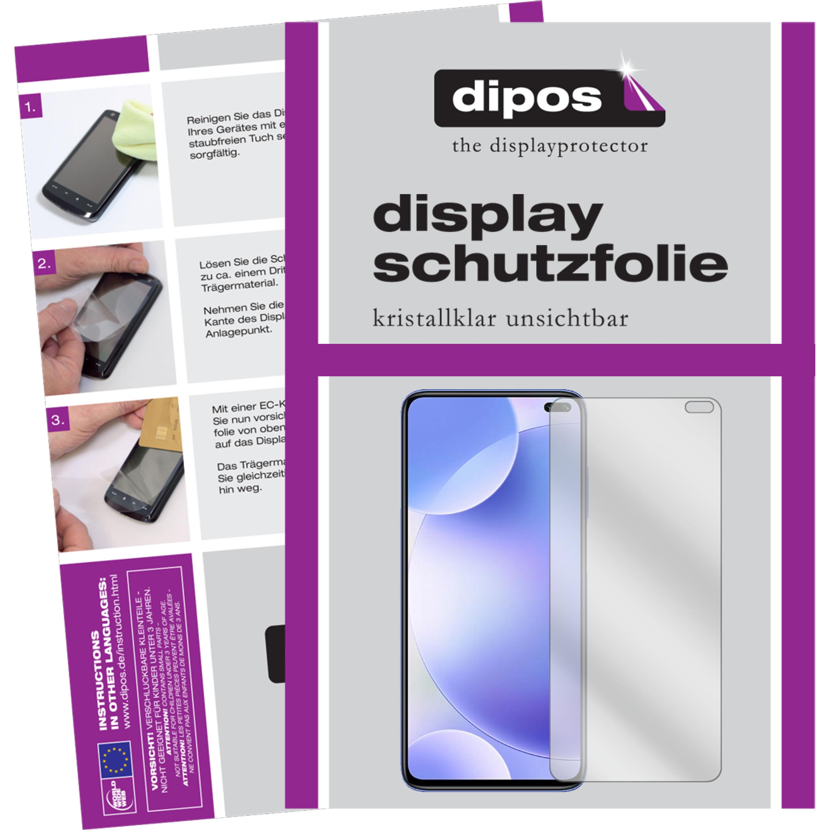 Dipos Displayschutzfolie Crystalclear (5 Stück, Xiaomi Poco F2 Pro), Smartphone Schutzfolie, Transparent