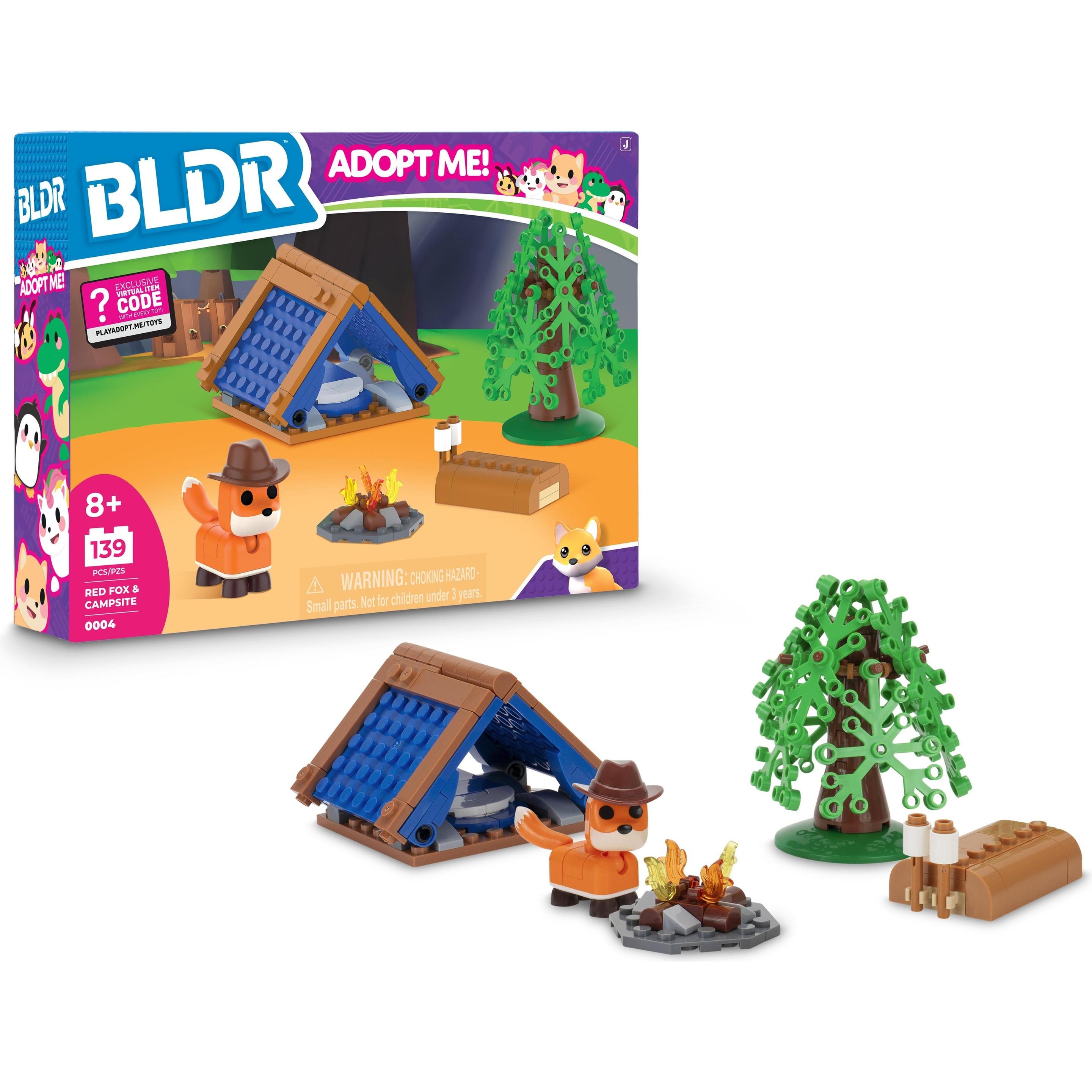 Adopt Me BLDR! Small Building Playset Fox with Campsite (0191726878254)