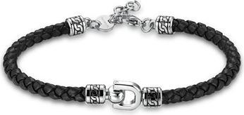Produktbild Brosway - Stylish men's leather bracelet Knocker BKC13