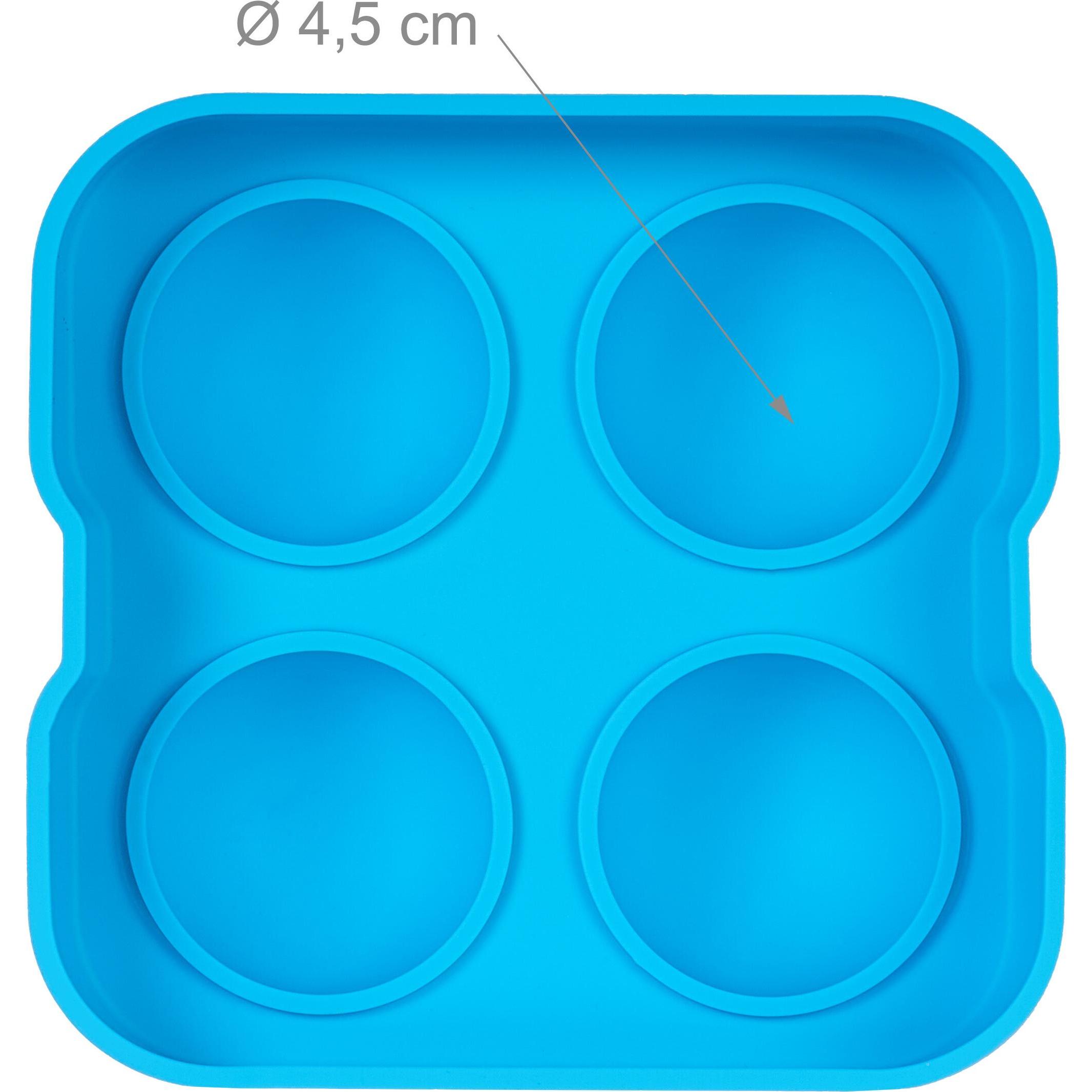 Thumbnail - Relaxdays 2x Eiswürfelform, Eisherstellung, Blau