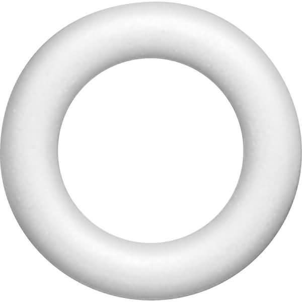 Knorr Prandell Styrofoam half ring (Roman) 15cm PU=4 pieces
