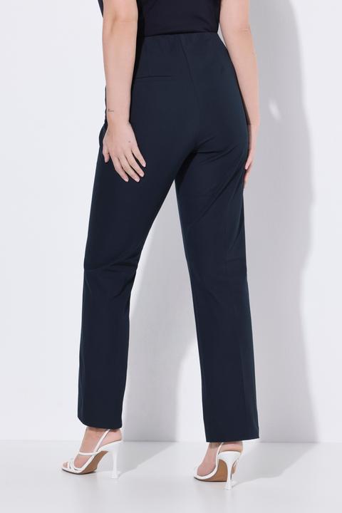 Produktbild Ulla Popken Hose, gerades Bein, Elastikbund, Stretch (48)