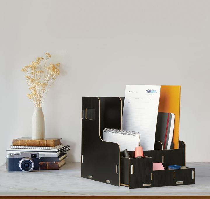 Actual product image Relaxdays Magazine file (A4)