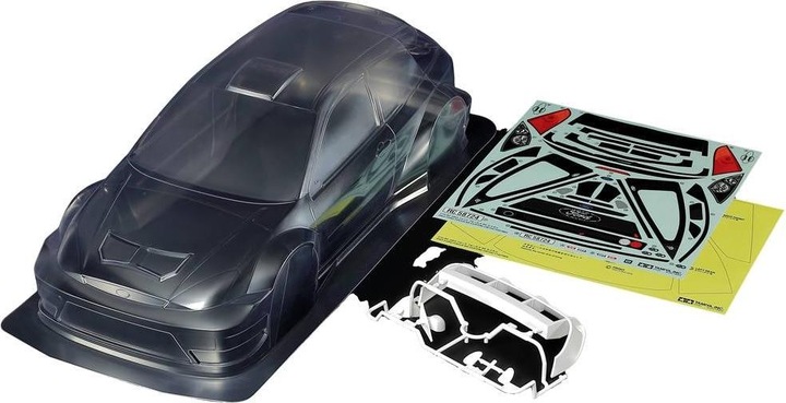Actual product image Tamiya 1/10 RC 2003 Ford Focus RS Custom Body Parts Set