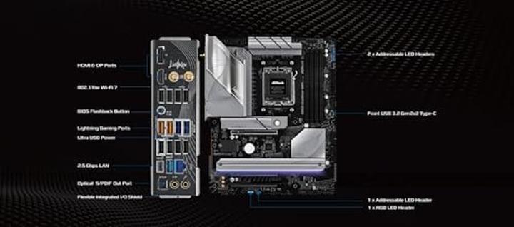 Produktbild AsRock B850 LiveMixer WiFi (AM5, AMD B850, ATX)