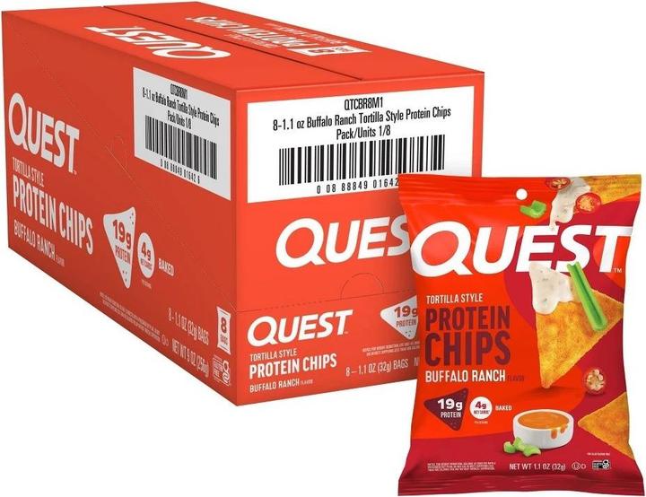 Produktbild Quest Nutrition Protein Tortilla Chips (256 g, 8 Stk.)