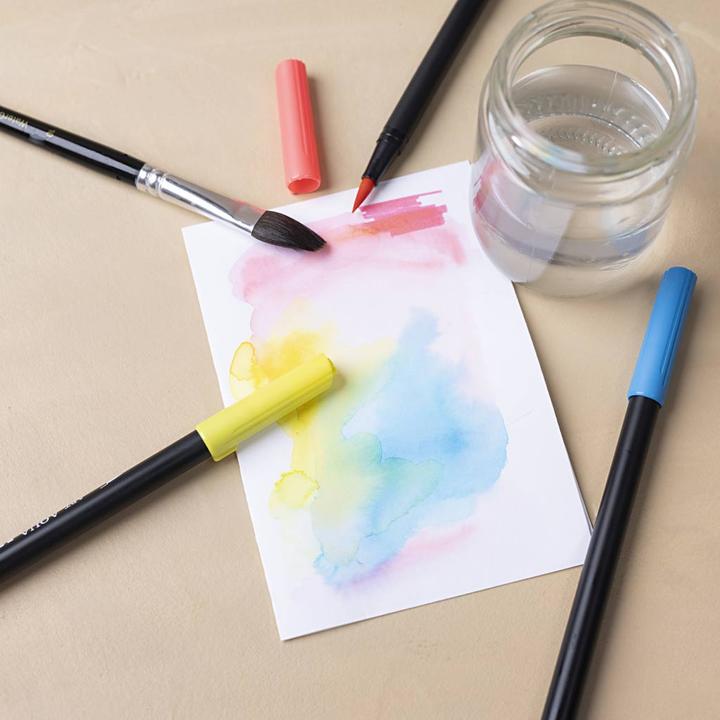 Actual product image Creativ Company Aquarellmarker 2+ 4-8 mm, 12 Stück, Strichstärke: 2 (12x)