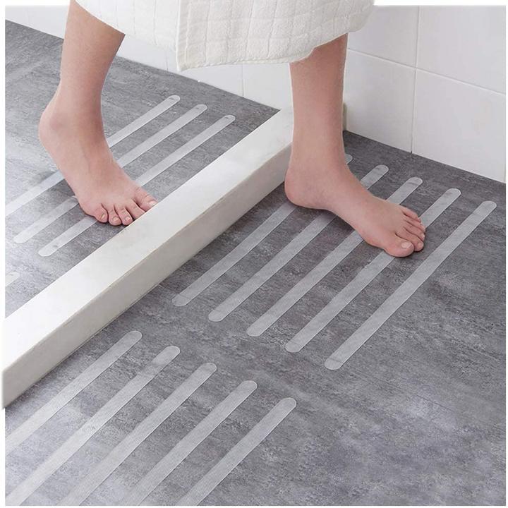 Produktbild Werkstein Selbstklebendes Anti-Rutsch Pad Sticker für Dusche / Badewanne - Transparent 19-tlg. Set (385 mm)