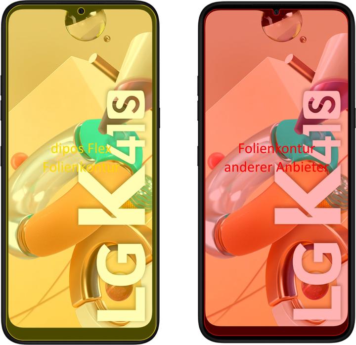 Produktbild Dipos Displayschutzfolie Full-Cover 3D (LG K41s)