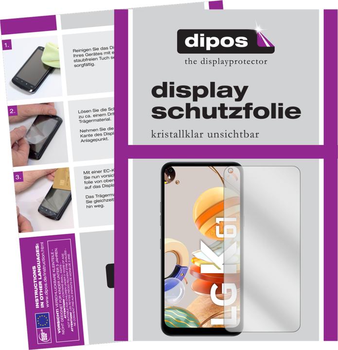 Produktbild Dipos Displayschutzfolie Crystalclear (LG K61)