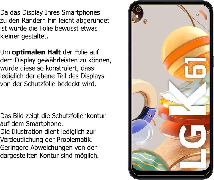 Produktbild Dipos Displayschutzfolie Antireflex (LG K61)