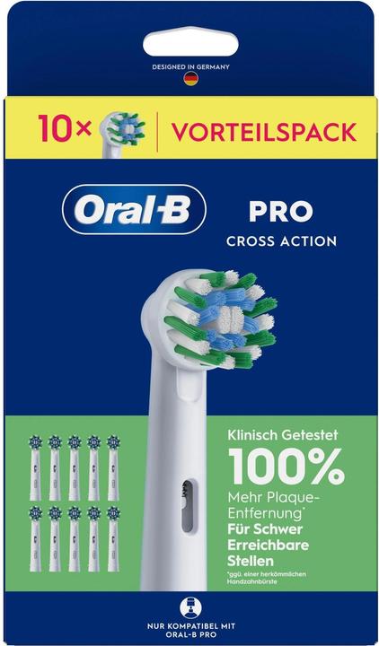 Productafbeelding Oral-B Pro CrossAction 10er Aufsteckbürsten (10x)