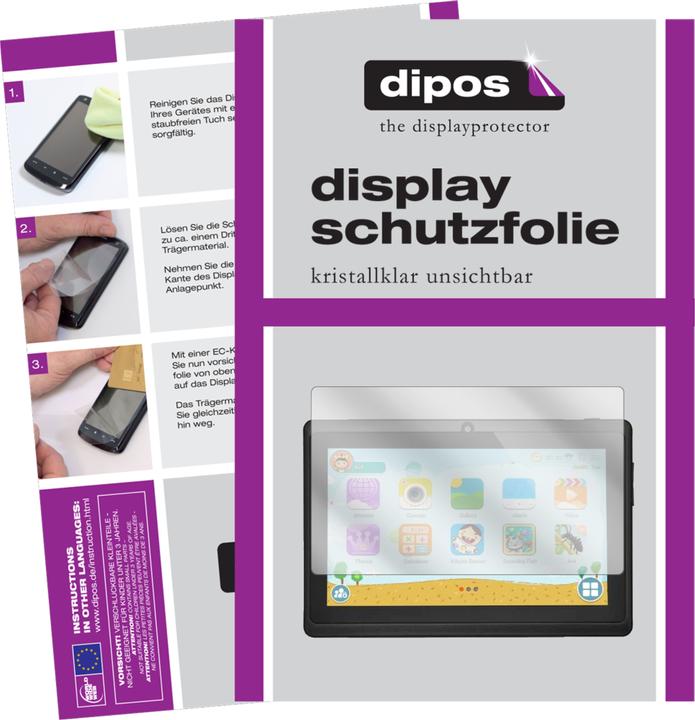 Produktbild Dipos Displayschutzfolie Crystalclear (2 Stück, Xgody T702)