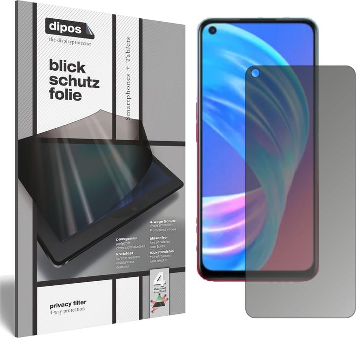 Produktbild Dipos Blickschutzfolie 4-Way Privacy (1 Stück, Oppo A72 5G)