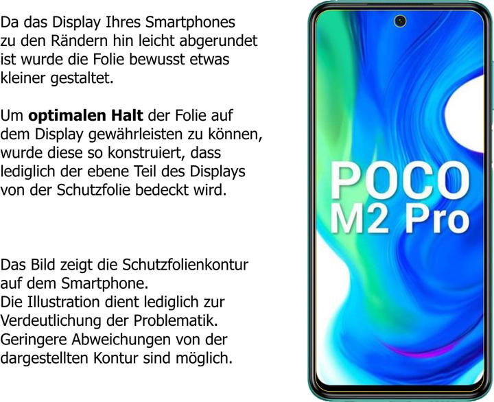 Actual product image Dipos Screen Protector Anti-Shock (2 Piece, Xiaomi Poco M2 Pro)