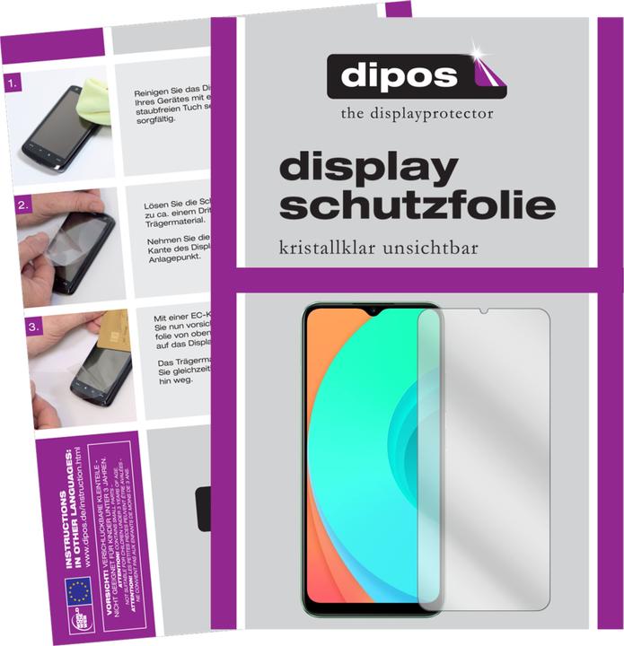 Actual product image Dipos Screen Protector Crystalclear (1 Piece, Realme C11)